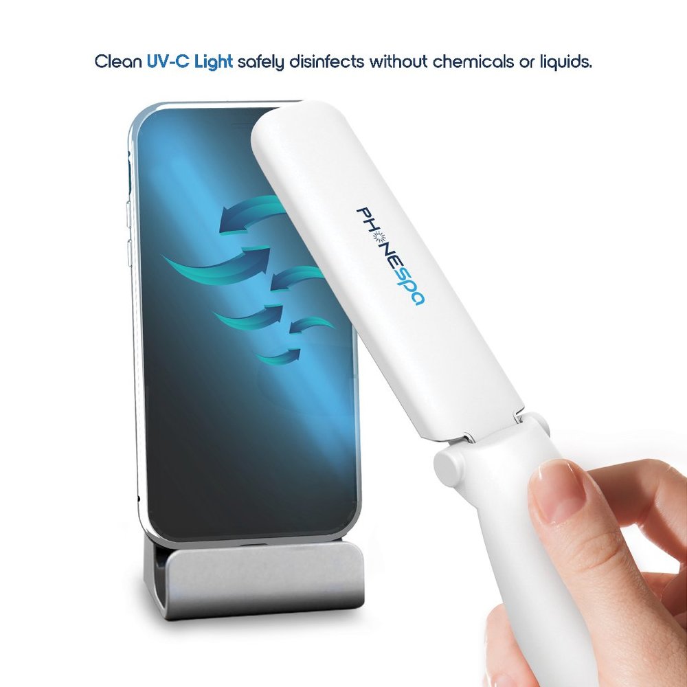 PhoneSpa Portable, Foldable UV-C Light Sanitizer